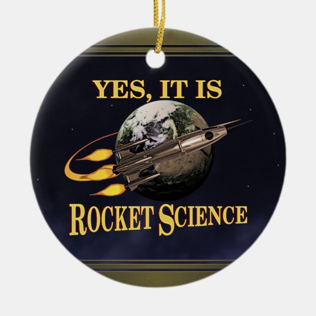 Ja ist es Raketentechnik Keramikornament (Vorne)