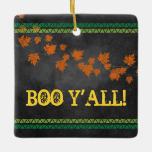 JA, JA! Familienfall Fest südliche Halloween Spaß Keramikornament