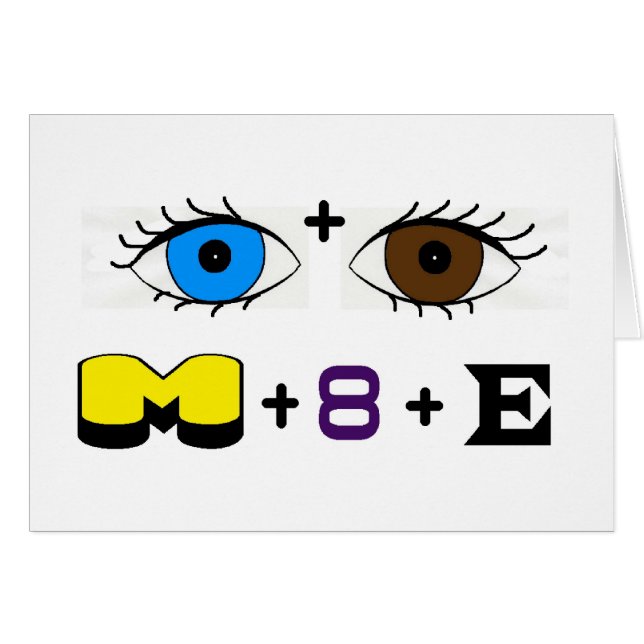 Ja! Ja! Matey Rebus Symbols Pirate Card (Vorderseite (Horizontal))