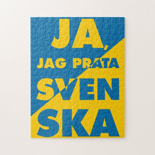 Ja, Jag Prata Svenska, ja, ich spreche Schwedisch (Vertikal)