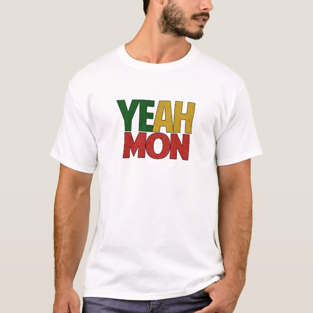 Ja jamaikanische Ferien Montages T-Shirt (Vorderseite)