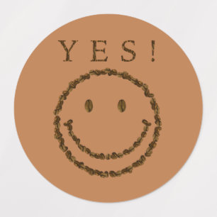 Ja Kaffee! Etiketten