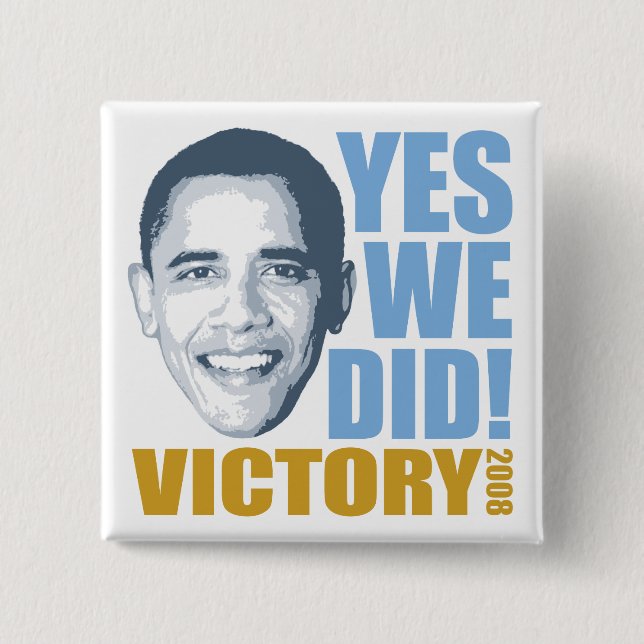 Ja knöpften wir button (Vorderseite)