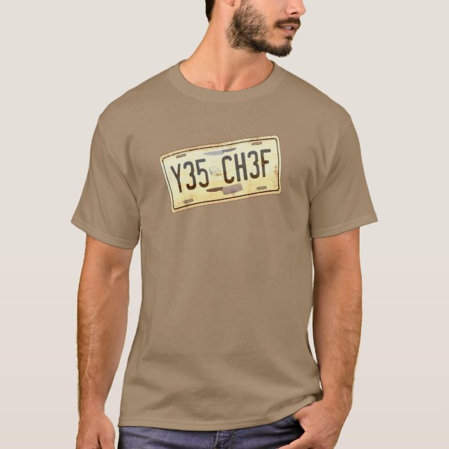Ja Koch Vintager gedrehter Führerschein T-Shirt (Vorderseite)
