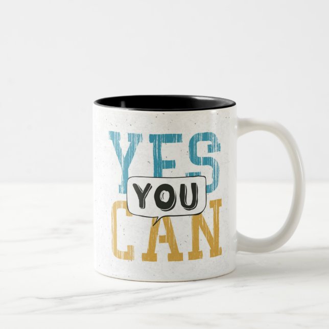 Ja können Sie Zweifarbige Tasse (Rechts)
