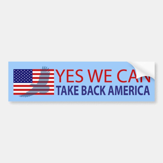 Ja können wir Amerika zurücknehmen Autoaufkleber (Vorne)