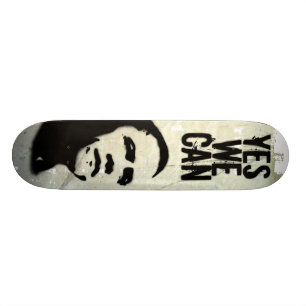 JA KÖNNEN WIR - BARACK OBAMA Schablonenfelsen sk8 Skateboard