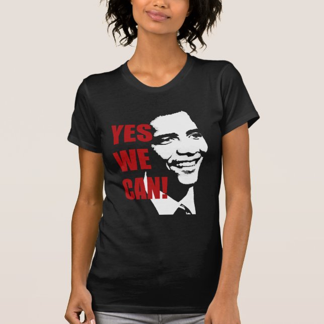 Ja können wir Barack Obama Shirt (Vorderseite)