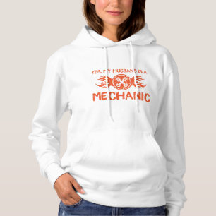 Ja, mein Mann ist Mechaniker - Mechanikersfrau Hoodie