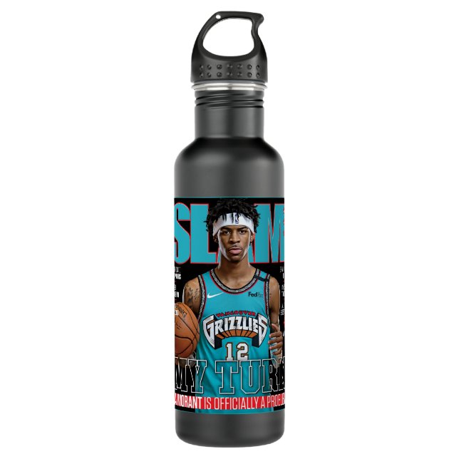 Ja Morant slam - Ja Morants Edelstahlflasche (Vorderseite)