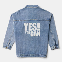 JA - Motivierend positives Angebotsdesign Jeansjacke