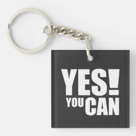 JA - Motivierend positives Angebotsdesign Schlüsselanhänger