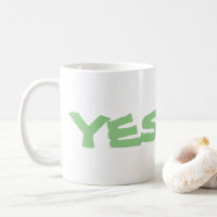 Ja/nein Kaffee-Tasse