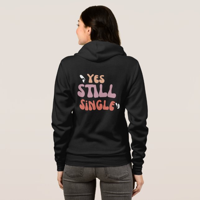 JA NOCH SINGLE HOODIE (Schwarz voll)