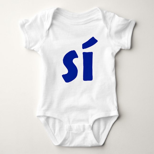 Ja oder Nein Baby Strampler (Vorderseite)