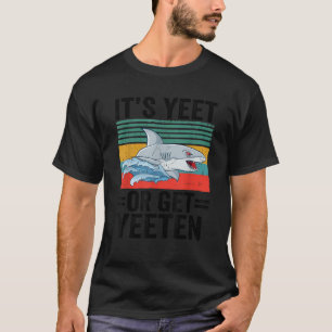 Ja oder Yeeten Shark Vintag Kids Pub Gif T-Shirt