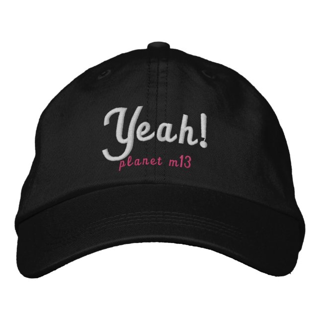 Ja! Planet M13 Vater Cap Bestickte Baseballkappe (Vorderseite)
