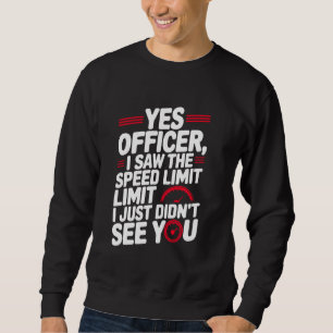 Ja, Referent Speedrate für Mechaniker für Autoenth Sweatshirt