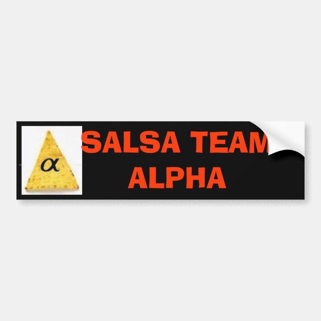 ja, SALSA-TEAM Autoaufkleber (Vorne)
