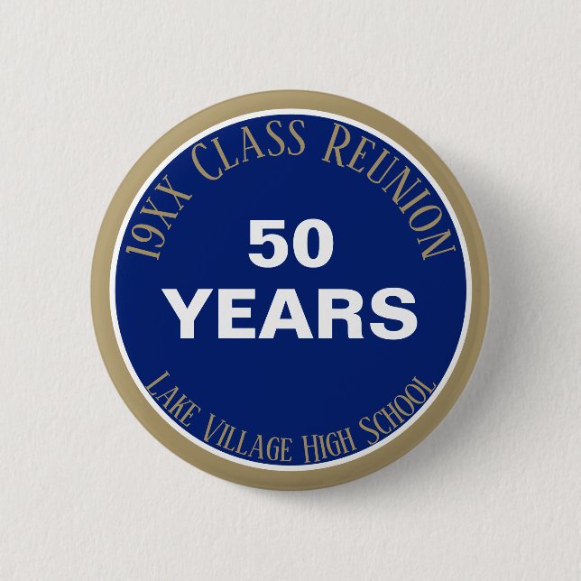 JA! Schaltfläche für benutzerdefinierte Wiedersehe Button (Vorderseite)