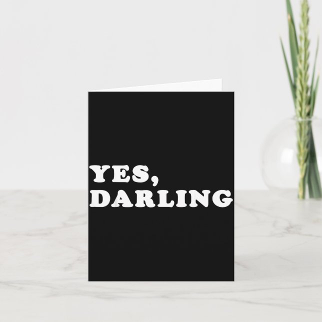Ja Schatz Lustiges Shirts Geschenk Für Valentinsta Karte (Vorderseite)
