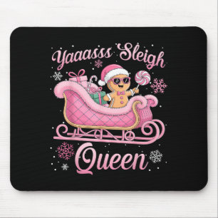 Ja Schlitten Königin Schlitten Mädchen Passend Wei Mousepad