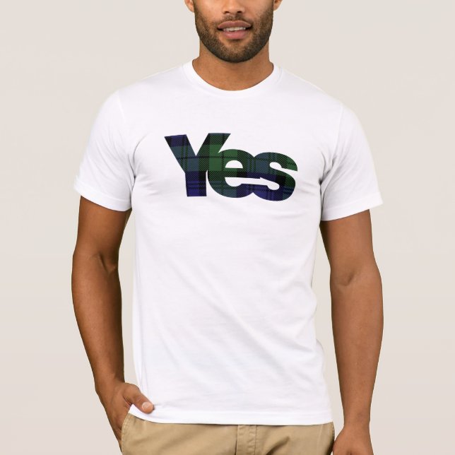 Ja schottische Unabhängigkeit 2014 Schottlands T-Shirt (Vorderseite)