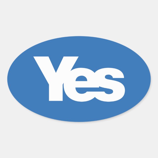 Ja Schottland Unabhängigkeit 2014 Aufkleber (Vorderseite)