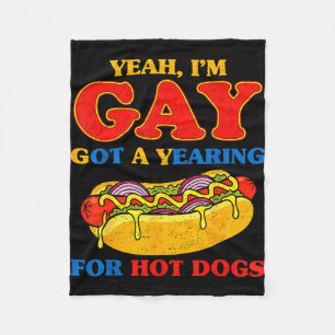 Ja, Schwule haben eine Sehnsucht nach Hot Dogs lus Fleecedecke