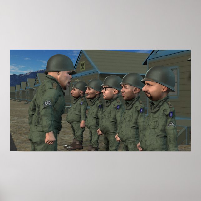 Ja Sergeant! - Kleines Poster (Vorne)