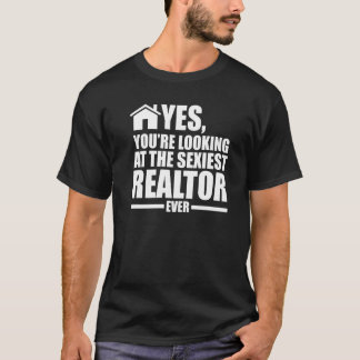 ja, Sie schauen auf Immobilien Immobilien Immobili T-Shirt