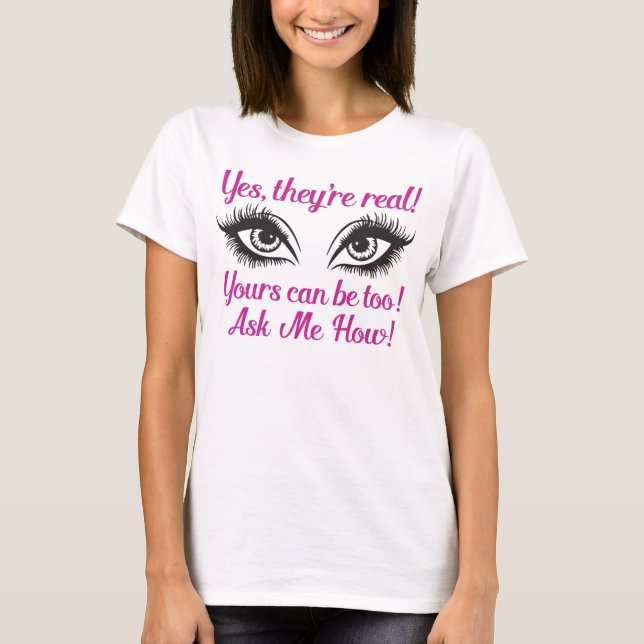 Ja, sie sind echt T-Shirt (Vorderseite)