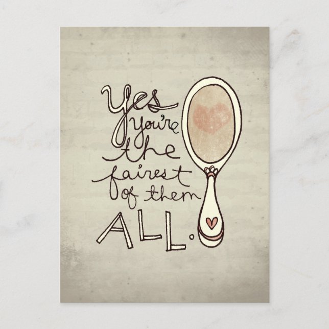 ja sind Sie das angemessenste Postkarte (Vorderseite)