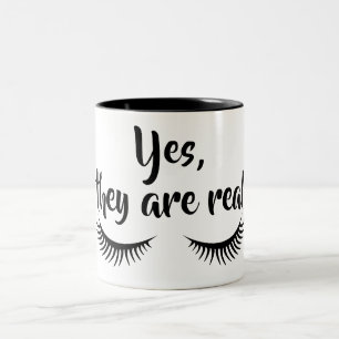Ja sind sie wirkliche zweifarbige tasse