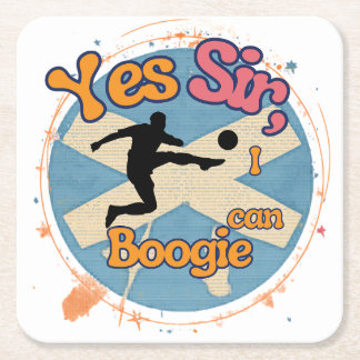 Ja Sir, ich kann mit Fußballern Boogie Rechteckiger Pappuntersetzer