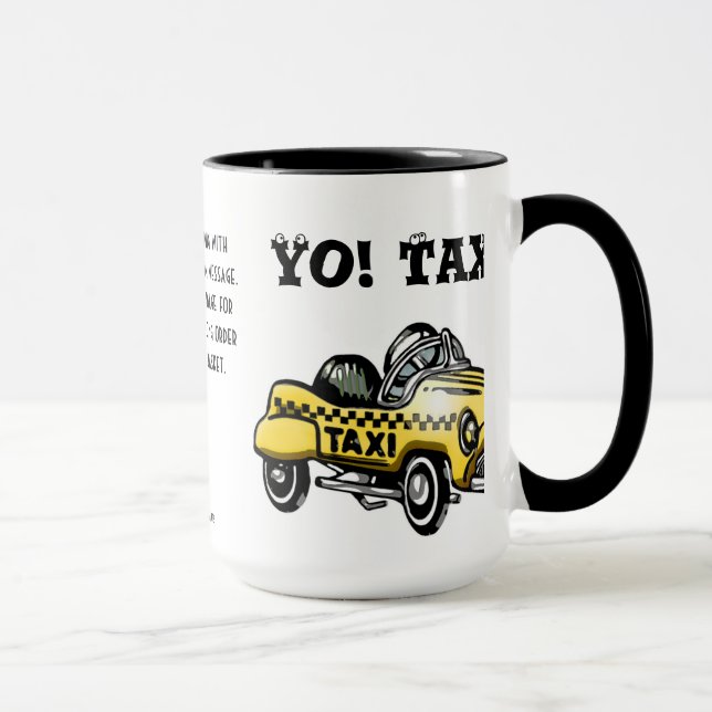 Ja! Taxi! (Personalisiert) Tasse (Rechts)