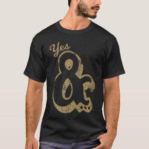 Ja Und Big Ampersand Improvisationskomödie Junge T-Shirt