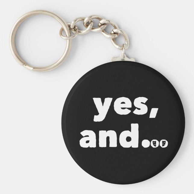 "Ja, und..." Die Improvisation Schlüsselanhänger (Vorne)