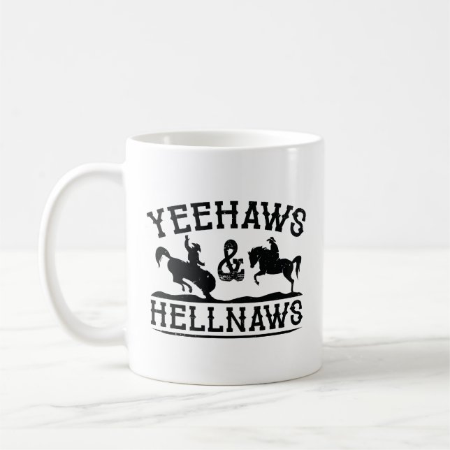 Ja und Höllenbogen Kaffeetasse (Links)