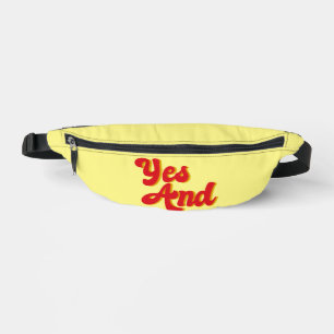 Ja und Improv Comedy Club Comedian Bauchtasche