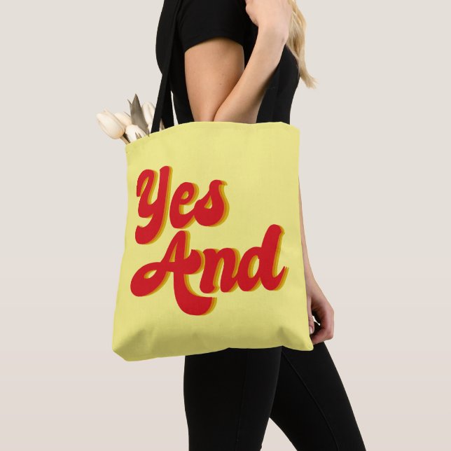 Ja und Improv Comedy Club Comedian Tasche (Von Nahem)