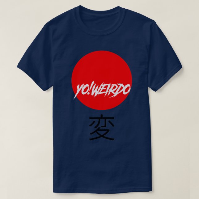 Ja! Weirdo Red Flavor Premium T-Shirt (Design vorne)