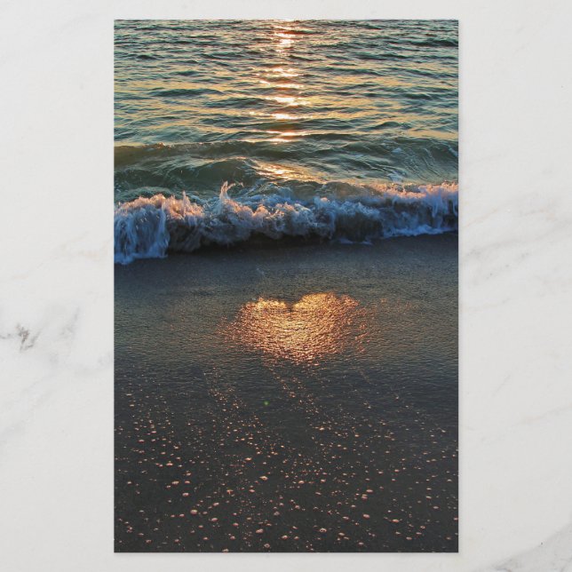 Ja weiß der Ozean Briefpapier (Vorderseite)