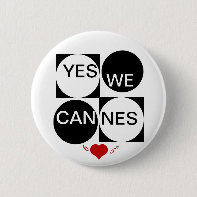 Ja wir Cannes Button (Vorderseite)
