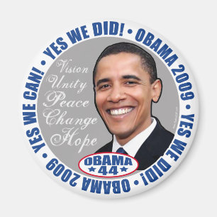 Ja, wir haben Präsident Obama Magnet