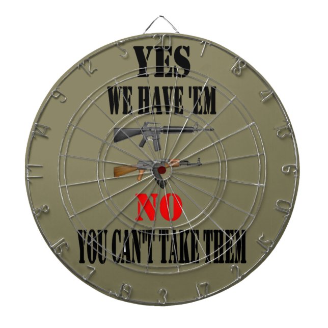 JA, WIR HABEN SIE DARTSCHEIBE (vorne)