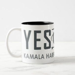 JA WIR KAM! ZWEIFARBIGE TASSE