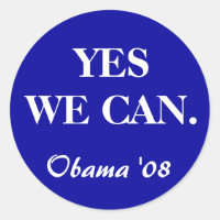 JA, WIR KÖNNEN. Obama '08
