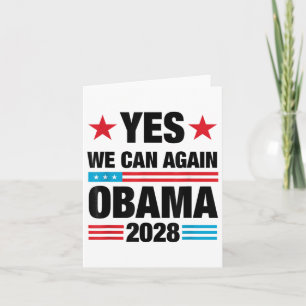 Ja, wir können Obama 2028 3. Amtszeit Präsident Karte