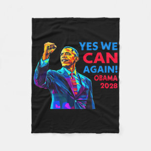 Ja, wir können Obama 2028 wieder eine politische K Fleecedecke